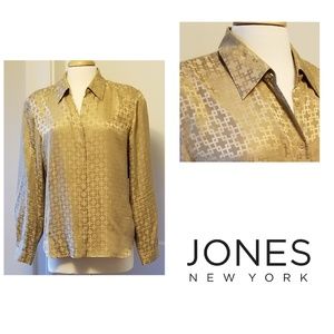 Jones New York silk blouse
